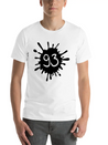 93__zahl_klecks__f2 Unisex Casual T-Shirt – Clean Design For Daily Comfort