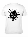 93__zahl_klecks__f2 Unisex Casual T-Shirt – Clean Design For Daily Comfort