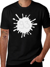 93__zahl_klecks__f2 Unisex Casual T-Shirt – Clean Design For Daily Comfort