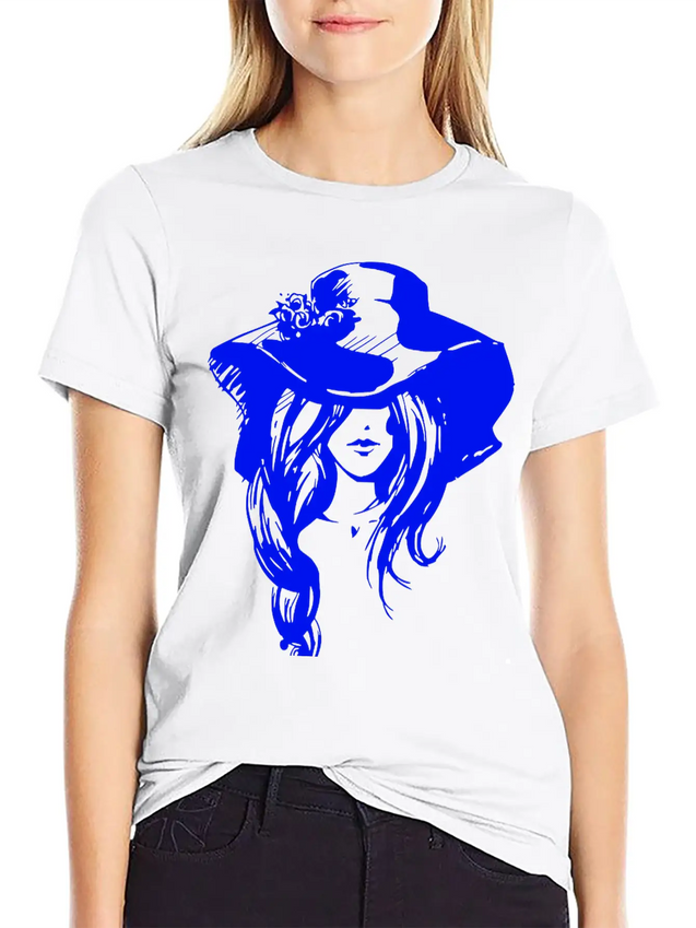 A Beautiful Lady Unisex Casual T-Shirt – Clean Design For Daily Comfort