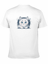 A Cute Cat Vector Comfortable Minimalist Graphic Tee – Summer Style Essential
