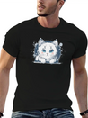 A Cute Cat Vector Comfortable Minimalist Graphic Tee – Summer Style Essential