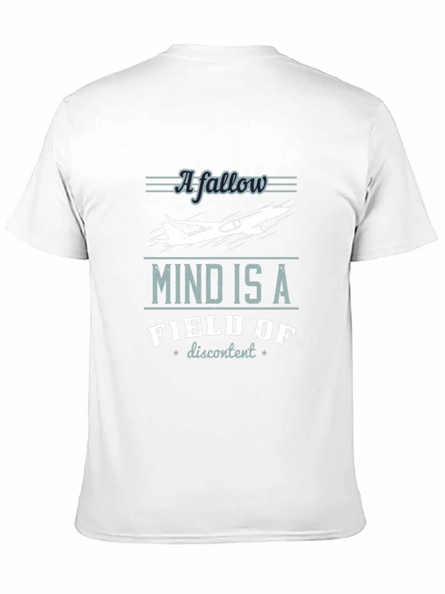 A Fallow Mind. Breathable Soft Cotton T-Shirt – Timeless Casual Look