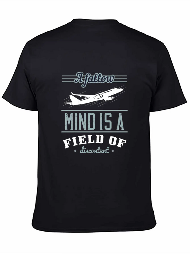 A Fallow Mind. Breathable Soft Cotton T-Shirt – Timeless Casual Look