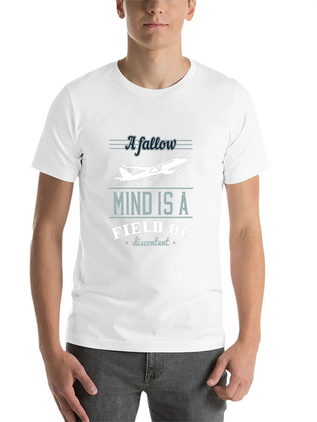 A Fallow Mind. Breathable Soft Cotton T-Shirt – Timeless Casual Look