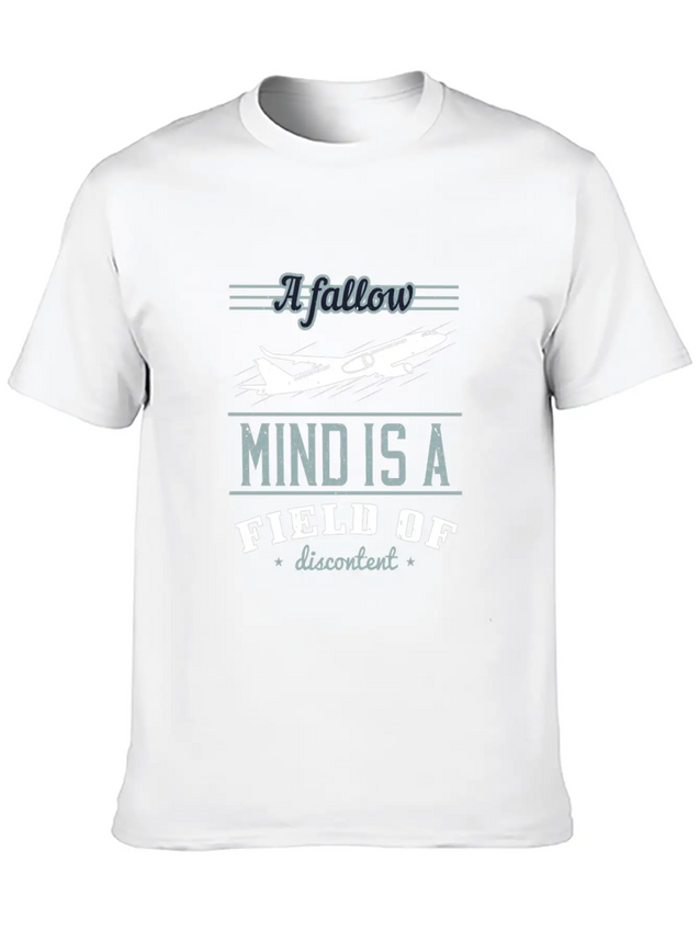 A Fallow Mind. Breathable Soft Cotton T-Shirt – Timeless Casual Look