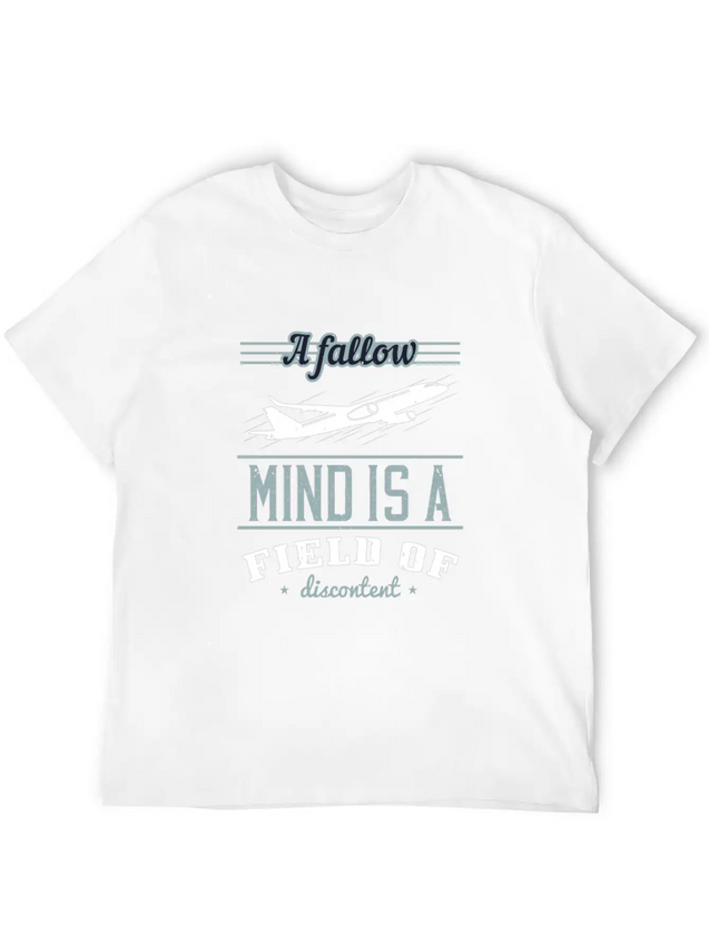 A Fallow Mind. Breathable Soft Cotton T-Shirt – Timeless Casual Look