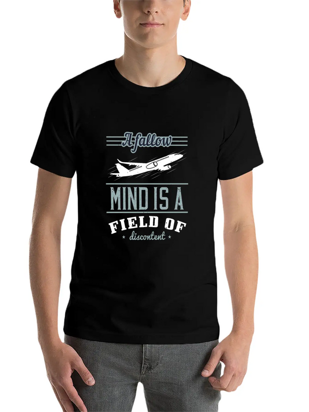 A Fallow Mind. Breathable Soft Cotton T-Shirt – Timeless Casual Look