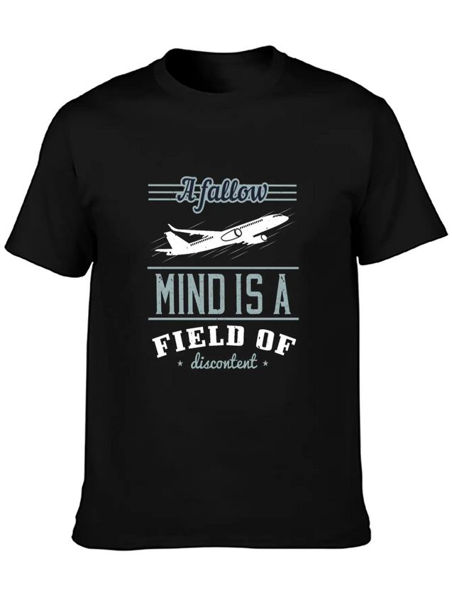 A Fallow Mind. Breathable Soft Cotton T-Shirt – Timeless Casual Look