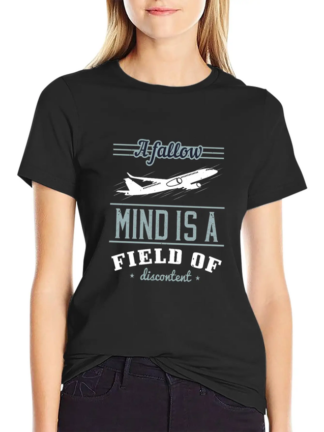 A Fallow Mind. Breathable Soft Cotton T-Shirt – Timeless Casual Look