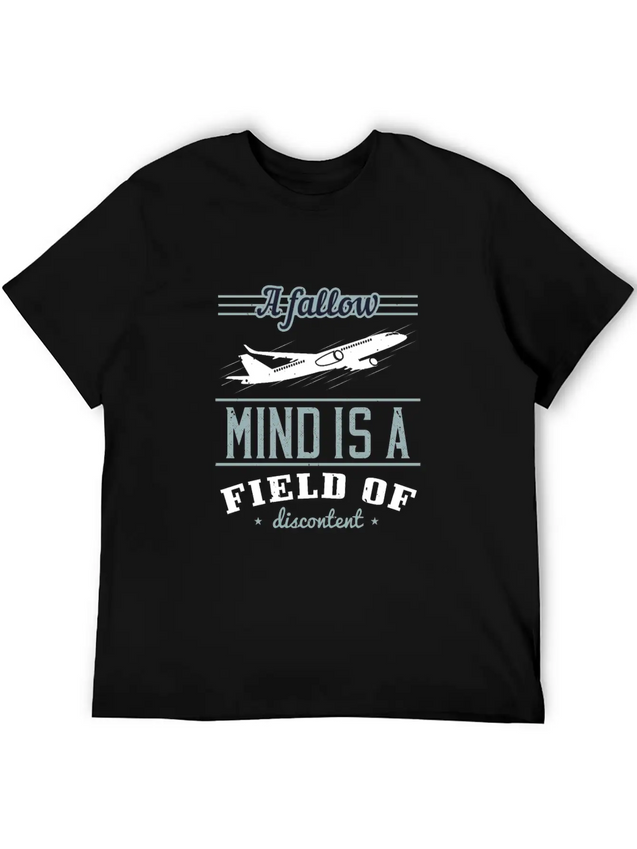 A Fallow Mind. Breathable Soft Cotton T-Shirt – Timeless Casual Look