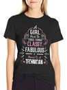 A Girl Should Be Three Things Classy Fabulous & Comfortable Minimalist Graphic Tee – Summer Style Essential