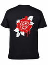 A Graffiti Rose Simple Everyday Graphic Tee – Lightweight Summer Wear