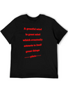 A Grateful Mund Is A Great Mind Modern Fit Casual T-Shirt – Clean And Versatile Design