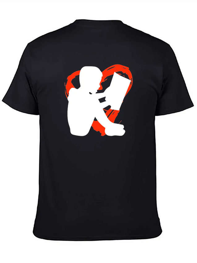 A Heart For Reading Simple Everyday Graphic Tee – Lightweight Summer Wear