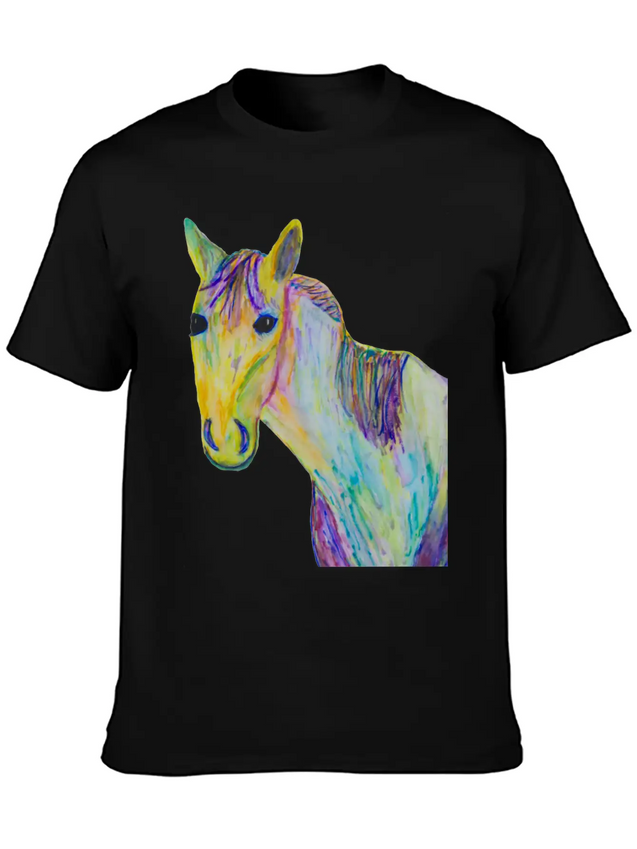 A Horse Of A Different Color Breathable Soft Cotton T-Shirt – Timeless Casual Look
