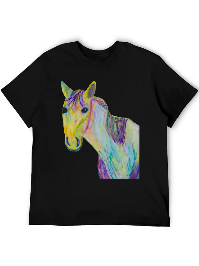 A Horse Of A Different Color Breathable Soft Cotton T-Shirt – Timeless Casual Look