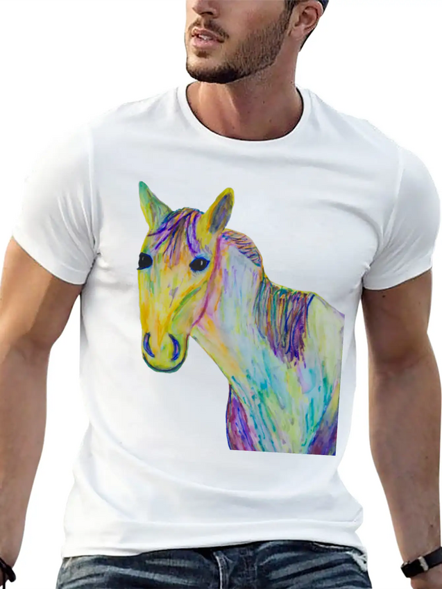 A Horse Of A Different Color Breathable Soft Cotton T-Shirt – Timeless Casual Look