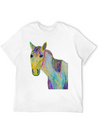 A Horse Of A Different Color Breathable Soft Cotton T-Shirt – Timeless Casual Look