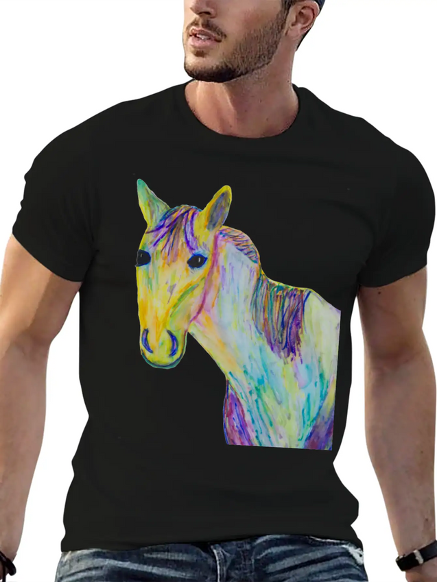 A Horse Of A Different Color Breathable Soft Cotton T-Shirt – Timeless Casual Look