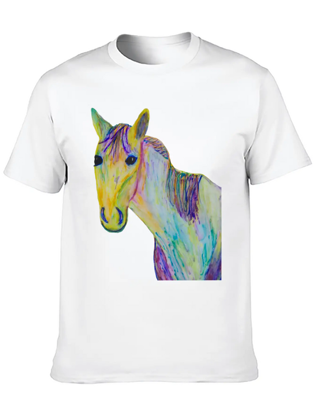 A Horse Of A Different Color Breathable Soft Cotton T-Shirt – Timeless Casual Look