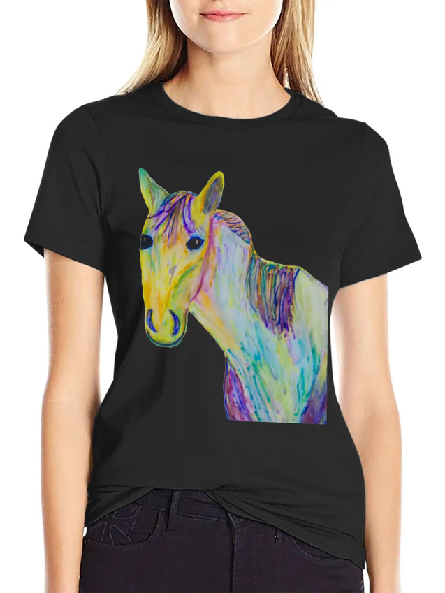 A Horse Of A Different Color Breathable Soft Cotton T-Shirt – Timeless Casual Look
