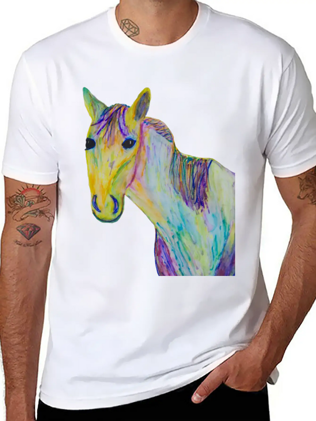 A Horse Of A Different Color Breathable Soft Cotton T-Shirt – Timeless Casual Look