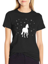A Huge Horse In The Snow Casual Graphic T-Shirt – Simple And Comfortable Daily Wear