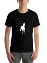 A Huge Horse In The Snow Casual Graphic T-Shirt – Simple And Comfortable Daily Wear