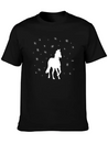 A Huge Horse In The Snow Casual Graphic T-Shirt – Simple And Comfortable Daily Wear