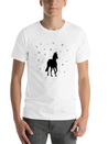 A Huge Horse In The Snow Casual Graphic T-Shirt – Simple And Comfortable Daily Wear