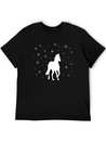 A Huge Horse In The Snow Casual Graphic T-Shirt – Simple And Comfortable Daily Wear