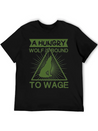 A Hungry Wolf Is Bound Modern Fit Casual T-Shirt – Clean And Versatile Design