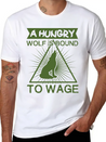 A Hungry Wolf Is Bound Modern Fit Casual T-Shirt – Clean And Versatile Design