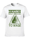 A Hungry Wolf Is Bound Modern Fit Casual T-Shirt – Clean And Versatile Design