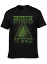 A Hungry Wolf Is Bound Modern Fit Casual T-Shirt – Clean And Versatile Design