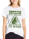 A Hungry Wolf Is Bound Modern Fit Casual T-Shirt – Clean And Versatile Design