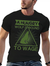 A Hungry Wolf Is Bound Modern Fit Casual T-Shirt – Clean And Versatile Design