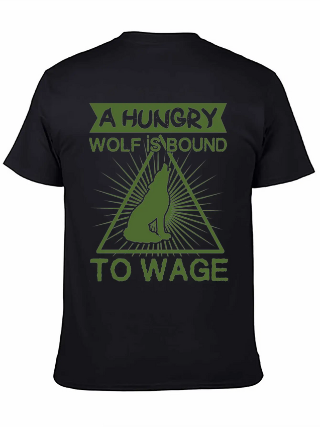 A Hungry Wolf Is Bound Modern Fit Casual T-Shirt – Clean And Versatile Design