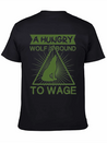 A Hungry Wolf Is Bound Modern Fit Casual T-Shirt – Clean And Versatile Design
