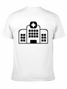 A Large Hospital Building Modern Fit Casual T-Shirt – Clean And Versatile Design