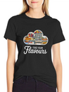 A Logo With The Text Flavours In A Modern T Shirt Breathable Soft Cotton T-Shirt – Timeless Casual Look