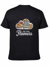 A Logo With The Text Flavours In A Modern T Shirt Breathable Soft Cotton T-Shirt – Timeless Casual Look