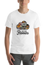A Logo With The Text Flavours In A Modern T Shirt Breathable Soft Cotton T-Shirt – Timeless Casual Look
