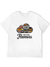 A Logo With The Text Flavours In A Modern T Shirt Breathable Soft Cotton T-Shirt – Timeless Casual Look