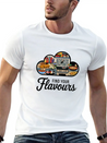 A Logo With The Text Flavours In A Modern T Shirt Breathable Soft Cotton T-Shirt – Timeless Casual Look