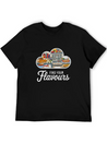 A Logo With The Text Flavours In A Modern T Shirt Breathable Soft Cotton T-Shirt – Timeless Casual Look