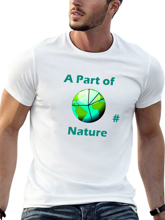 A Part Of Nature Modern Fit Casual T-Shirt – Clean And Versatile Design