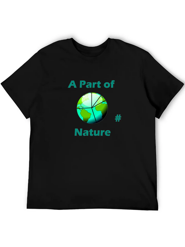 A Part Of Nature Modern Fit Casual T-Shirt – Clean And Versatile Design