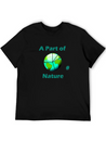 A Part Of Nature Modern Fit Casual T-Shirt – Clean And Versatile Design